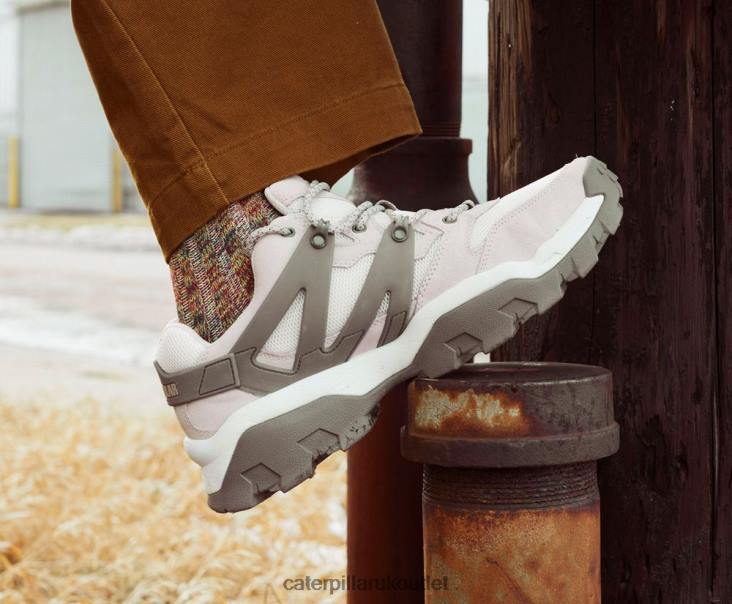 Men Birch/Bright White Caterpillar Reactor Sneaker 48T8160