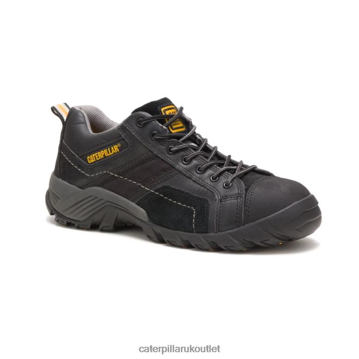 Men Black Caterpillar Argon Composite Toe Work Shoe 48T890
