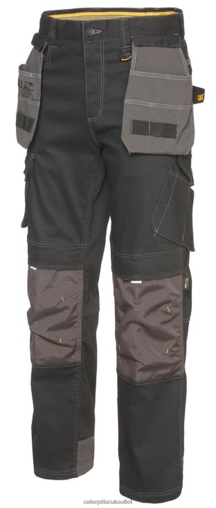 Men Black Caterpillar H2O Defender Pant 48T8118