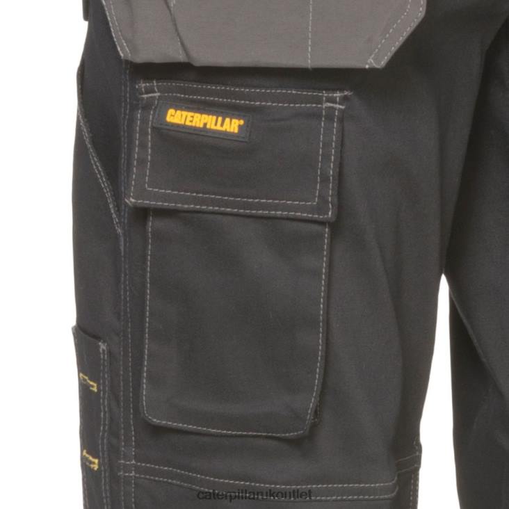 Men Black Caterpillar H2O Defender Pant 48T8118