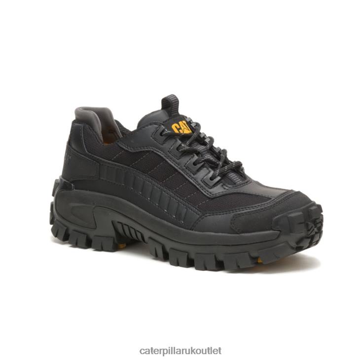 Men Black Caterpillar Invader Steel Toe Work Shoe 48T878