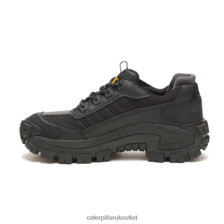 Men Black Caterpillar Invader Steel Toe Work Shoe 48T878