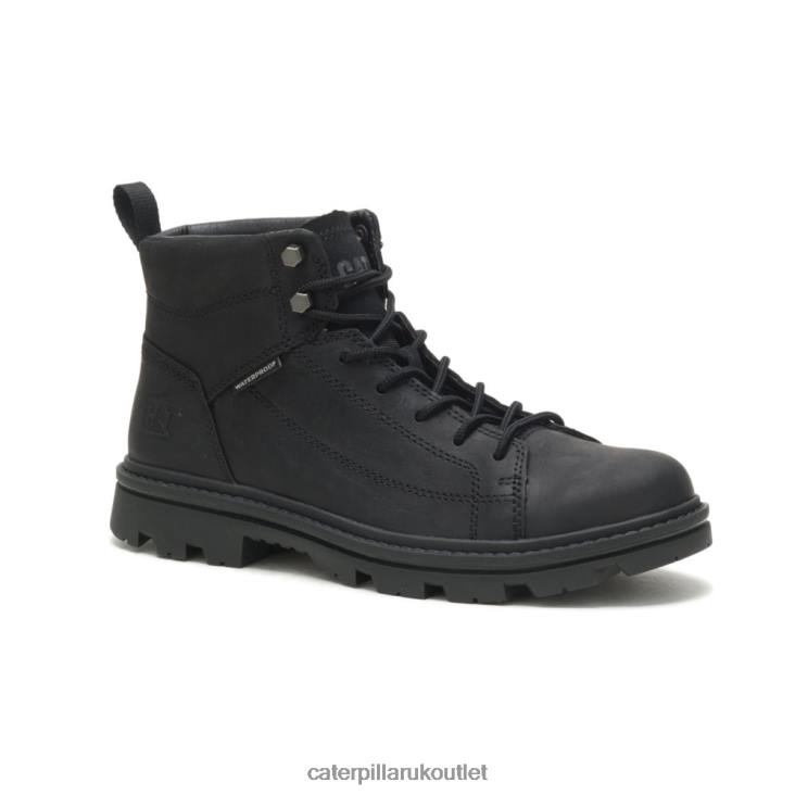 Men Black Caterpillar Modulate Waterproof Boot 48T8185