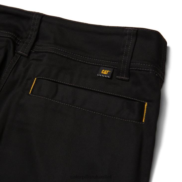 Men Black Caterpillar Operator Flex Pant 48T8245