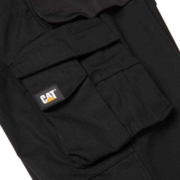 Men Black Caterpillar Trademark Trouser 48T8246