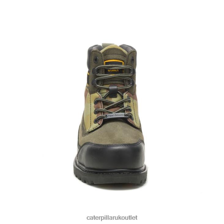 Men Black Caterpillar X Nigel Cabourn Utah Boot 48T8206