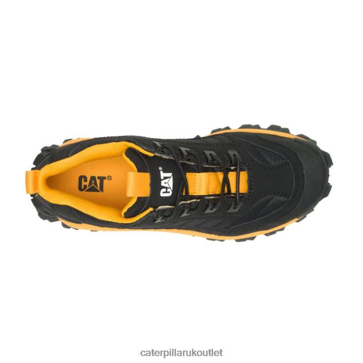 Men Black/Cat Yellow Caterpillar Intruder Shoe 48T8132