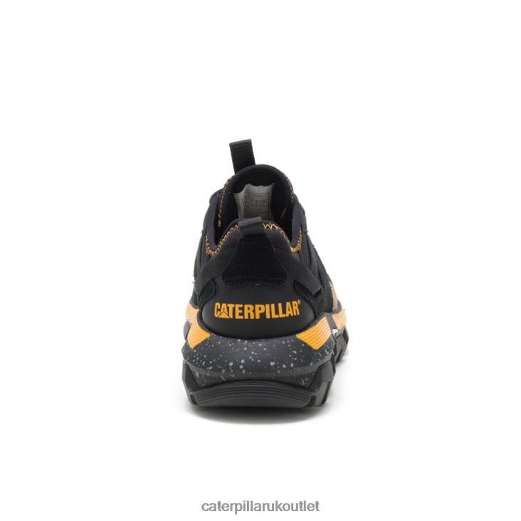 Men Black/Cat Yellow Caterpillar Raider Sport Sneaker 48T8145