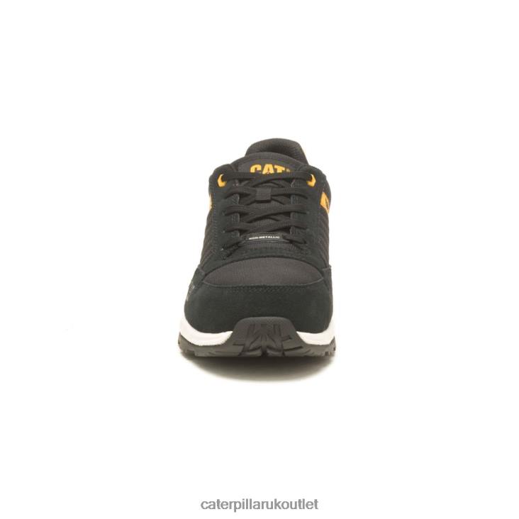 Men Black/Cat Yellow Caterpillar Venward Composite Toe Work Shoe 48T885