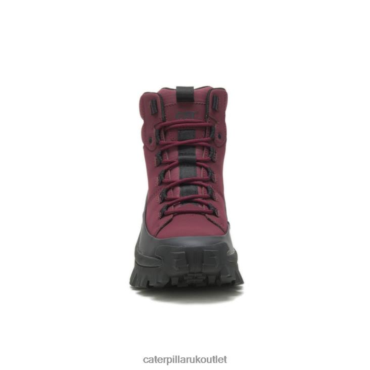 Men Black/Windsor Wine Caterpillar Trespass Waterproof Galosh 48T8174