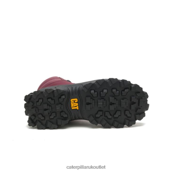 Men Black/Windsor Wine Caterpillar Trespass Waterproof Galosh 48T8174