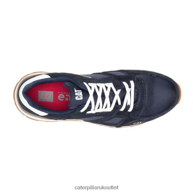 Men Blue Nights Caterpillar Woodward Steel Toe Work Shoe 48T8111