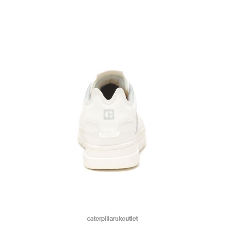 Men Bright White Caterpillar Cite Low Sneaker 48T8166