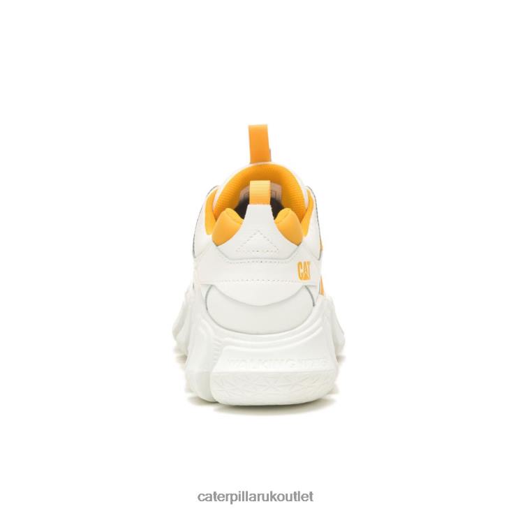 Men Bright White Caterpillar Imposter Mesh Sneaker 48T8155