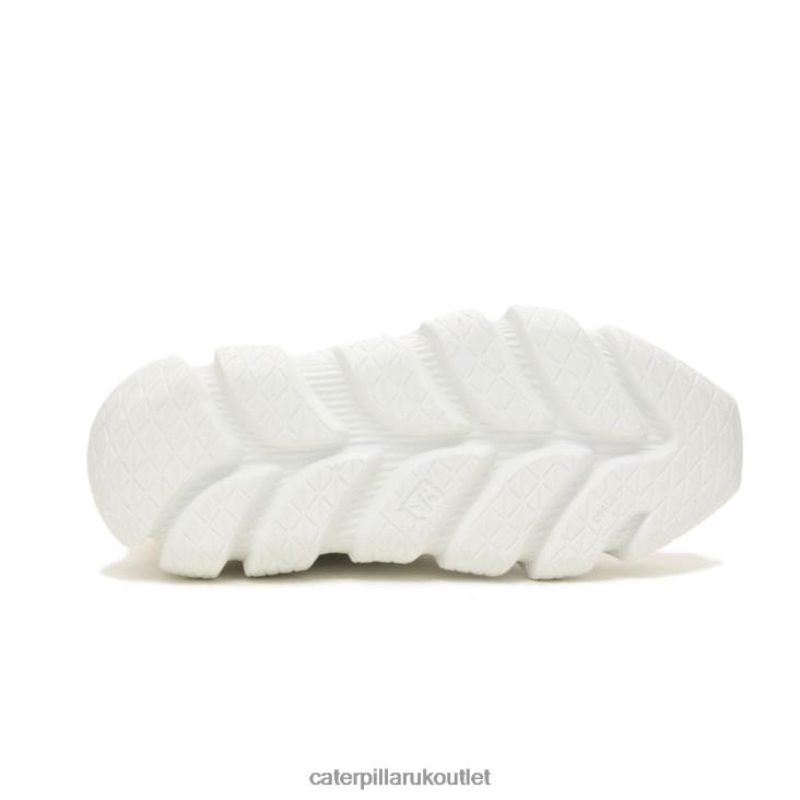 Men Bright White Caterpillar Imposter Mesh Sneaker 48T8155