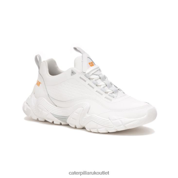 Men Bright White Caterpillar Vapor Storm Sneaker 48T8151