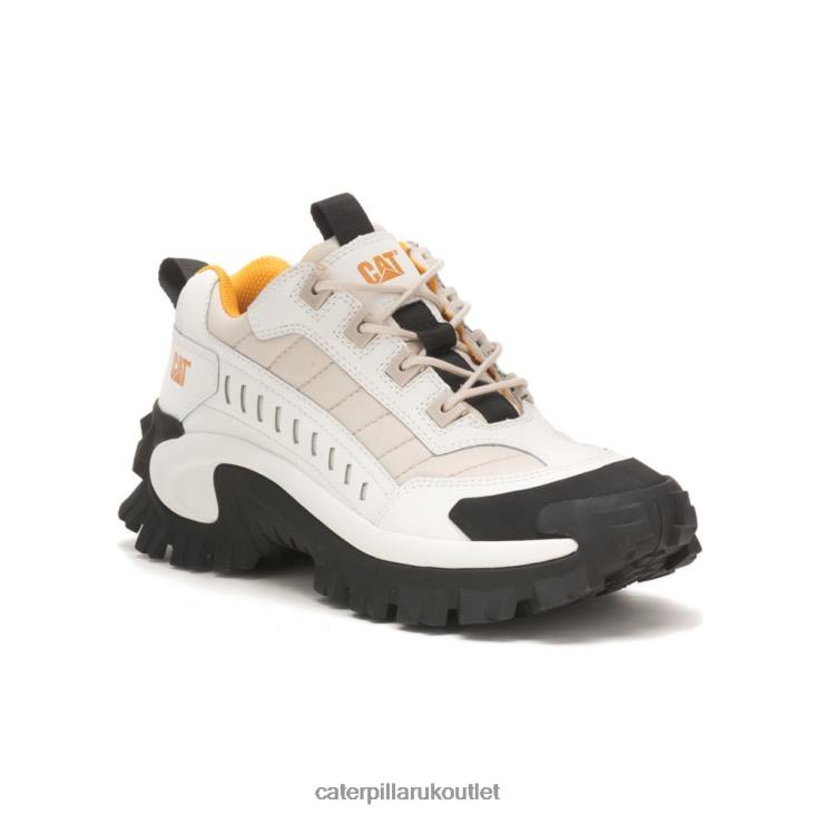Men Bright White/Birch Caterpillar Intruder Shoe 48T8137