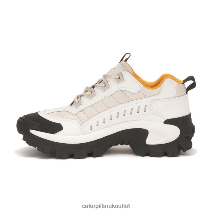 Men Bright White/Birch Caterpillar Intruder Shoe 48T8137