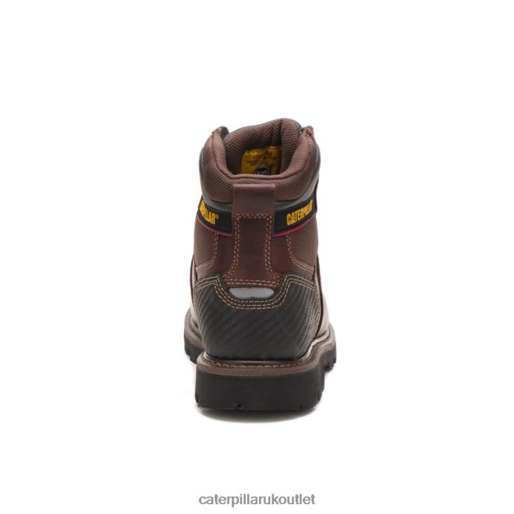 Men Brown Caterpillar Alaska 20 Steel Toe Work Boot 48T828