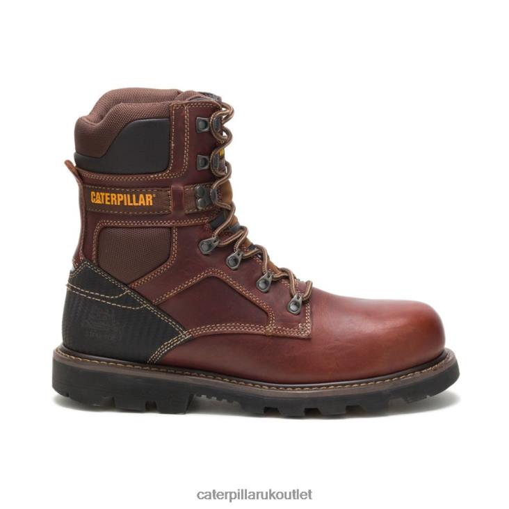 Men Brown Caterpillar Indiana 20 Steel Toe Work Boot 48T831