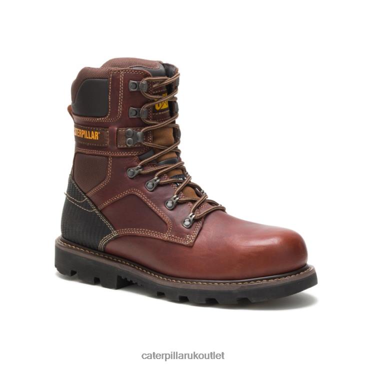 Men Brown Caterpillar Indiana 20 Steel Toe Work Boot 48T831