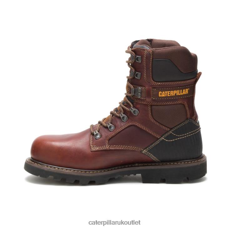 Men Brown Caterpillar Indiana 20 Steel Toe Work Boot 48T831