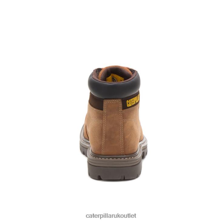 Men Brown Caterpillar Outbase Waterproof Work Boot 48T835