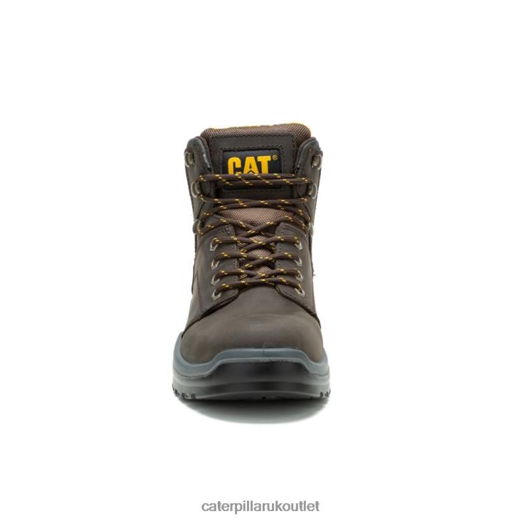 Men Brown Caterpillar Striver Steel Toe Work Boot 48T862