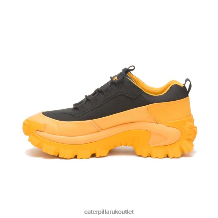 Men Cat Yellow/Black Caterpillar Intruder Waterproof Galosh 48T8123