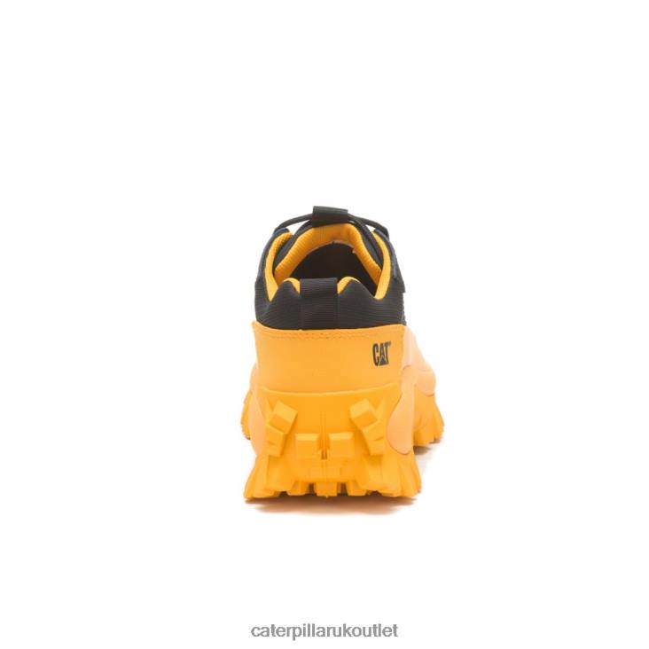 Men Cat Yellow/Black Caterpillar Intruder Waterproof Galosh 48T8123