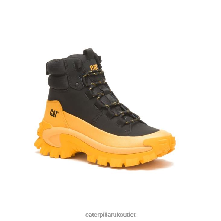 Men Cat Yellow/Black Caterpillar Trespass Waterproof Galosh 48T8175