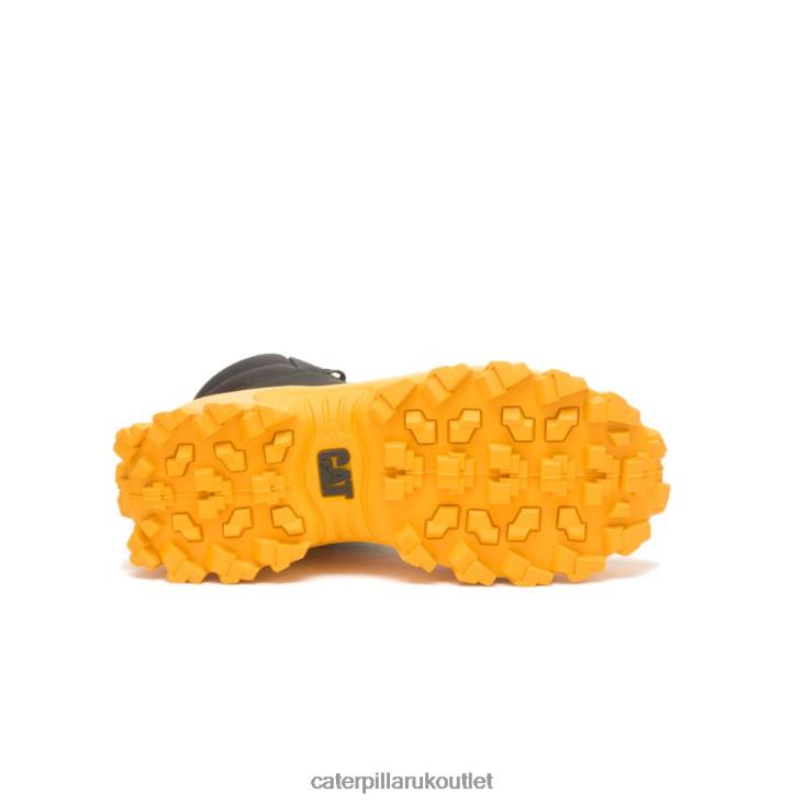 Men Cat Yellow/Black Caterpillar Trespass Waterproof Galosh 48T8175