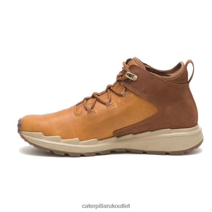 Men Crust/Danish Brown Caterpillar Stratify Waterproof Boot 48T8186