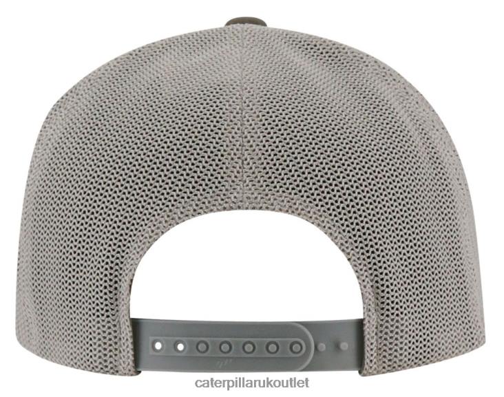 Men Dark Earth Caterpillar Diesel Power Flat Bill Cap 48T8249