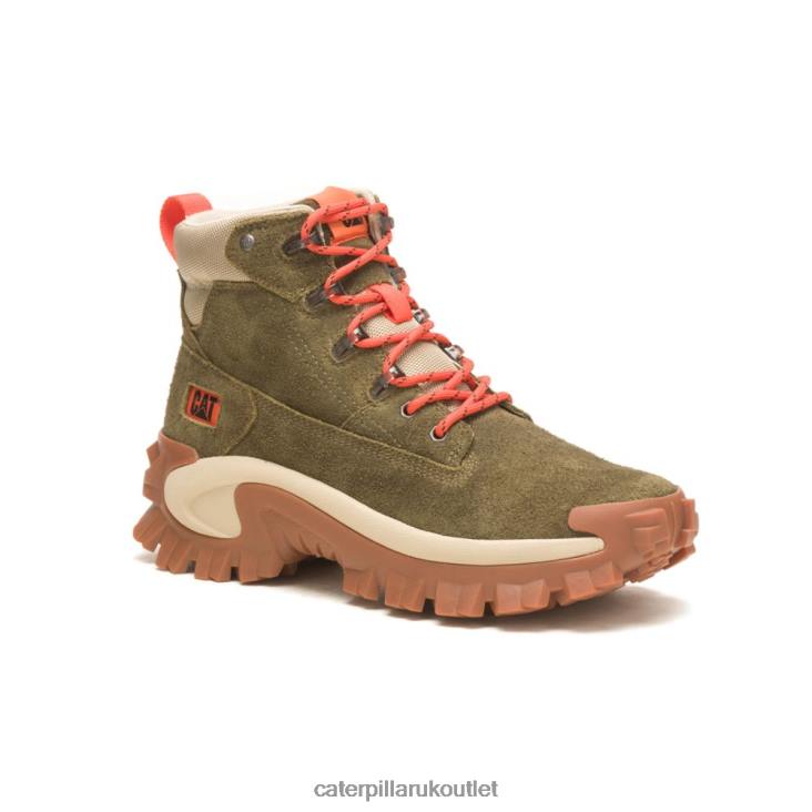 Men Dark Olive Caterpillar Intruder Ply Boot 48T8178