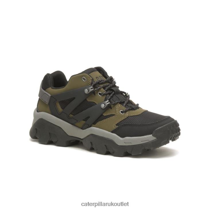 Men Dark Olive/Black Caterpillar Reactor Sneaker 48T8159