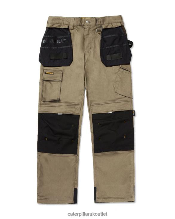 Men Dark Sand Caterpillar H2O Defender Pant 48T8117