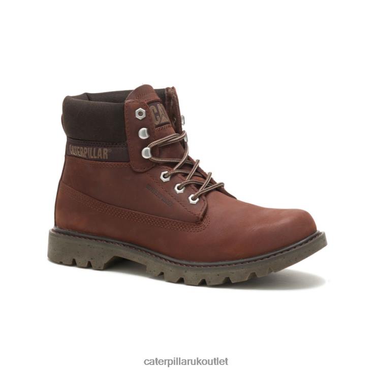 Men Deep Mahogany Caterpillar Ecolorado Waterproof Boot 48T8199