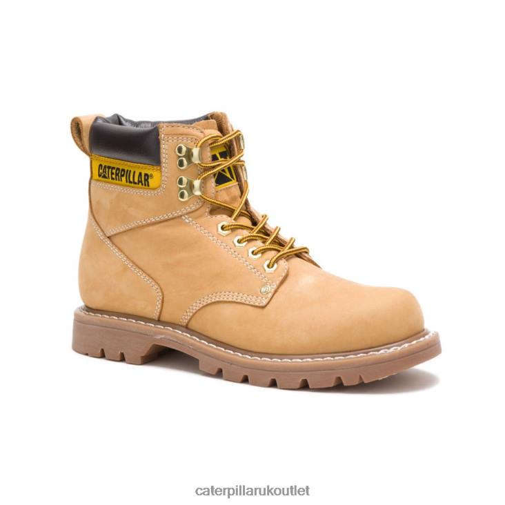 Men Honey Caterpillar Second Shift Work Boot 48T813