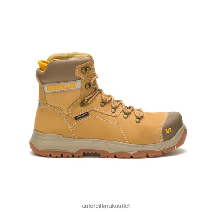 Men Honey Reset Caterpillar Diagnostic 20 Waterproof Steel Toe Work Boot 48T824