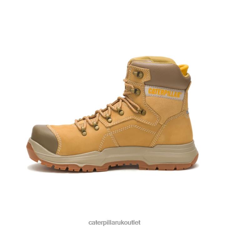 Men Honey Reset Caterpillar Diagnostic 20 Waterproof Steel Toe Work Boot 48T824