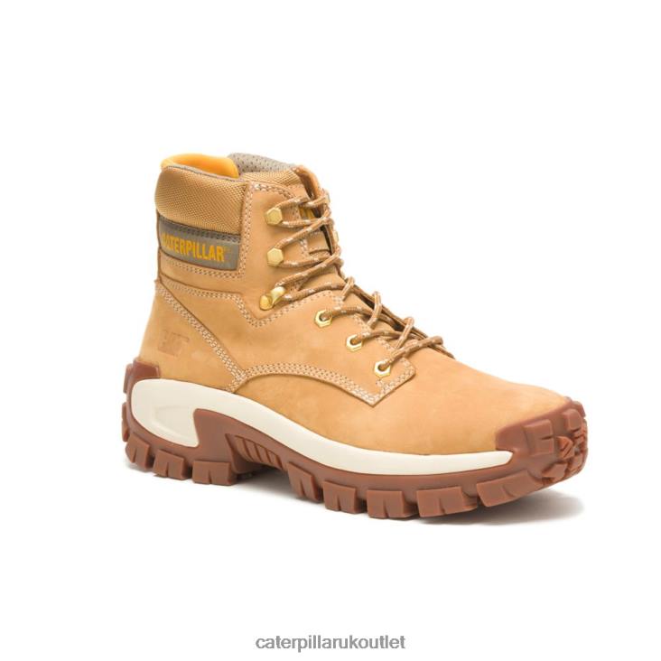 Men Honey Reset Caterpillar Invader Hi Steel Toe Work Boot 48T85