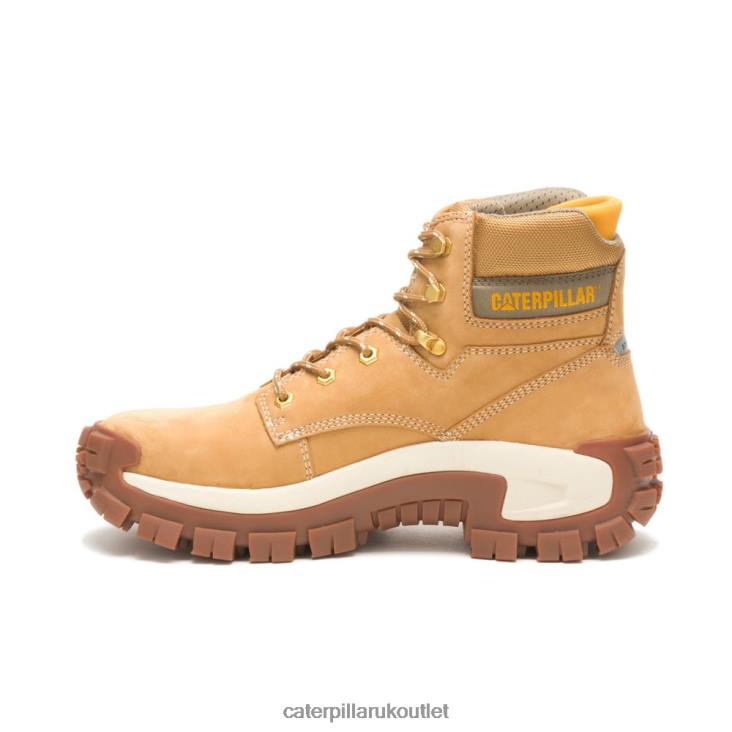 Men Honey Reset Caterpillar Invader Hi Steel Toe Work Boot 48T85