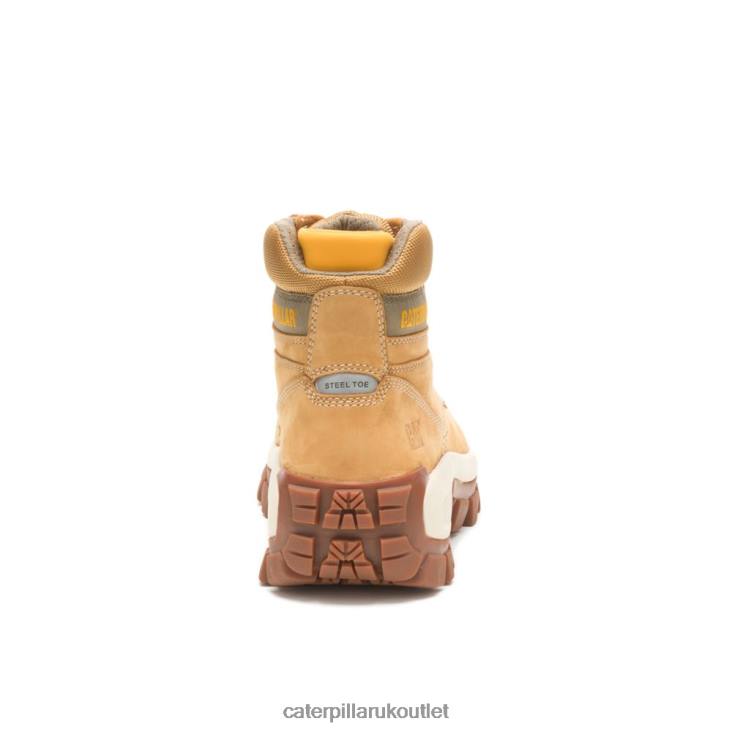 Men Honey Reset Caterpillar Invader Hi Steel Toe Work Boot 48T85