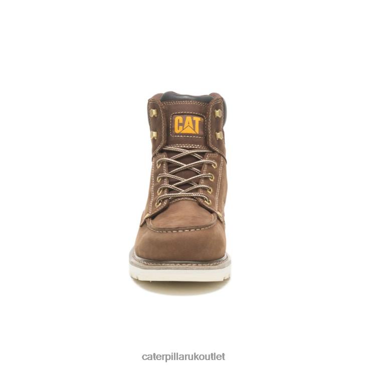 Men Khaki Caterpillar Calibrate Steel Toe Work Boot 48T852