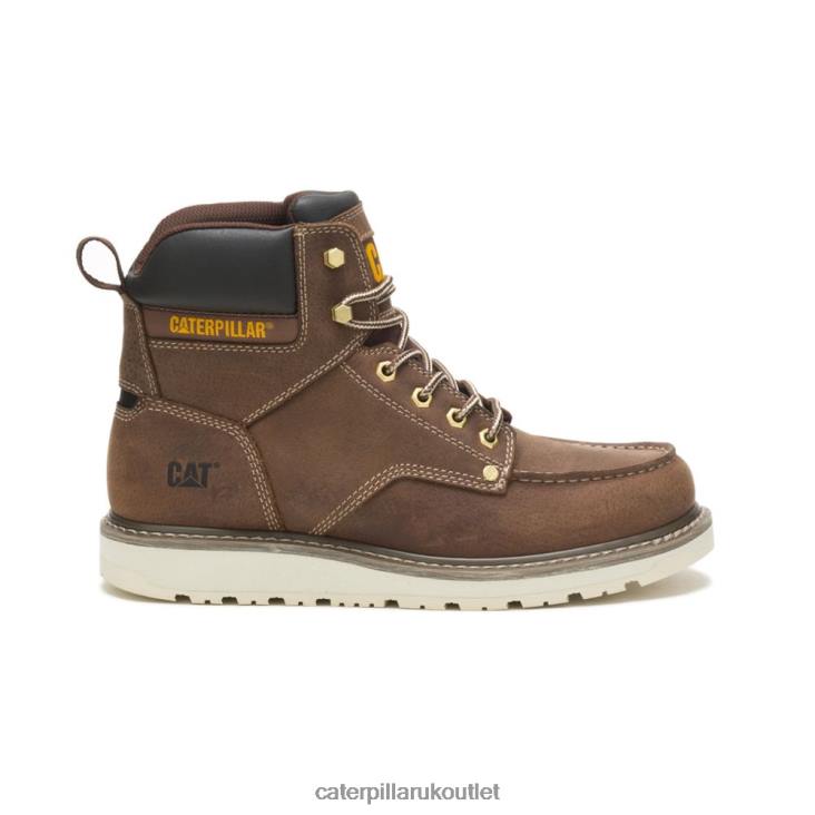 Men Khaki Caterpillar Calibrate Work Boot 48T843