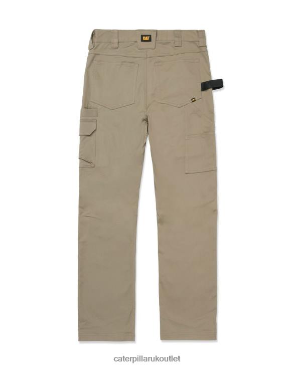 Men Khaki Caterpillar Coolmax Outdoor Work Pant 48T8247