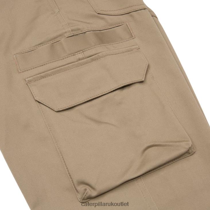 Men Khaki Caterpillar Coolmax Outdoor Work Pant 48T8247