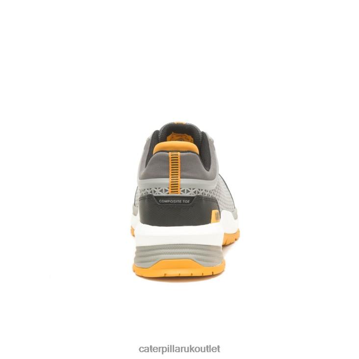 Men Medium Charcoal/Paloma Caterpillar Streamline 20 Composite Toe Work Shoe 48T898