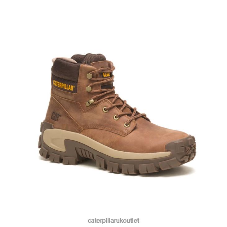Men Mushroom Caterpillar Invader Hi Steel Toe Work Boot 48T84